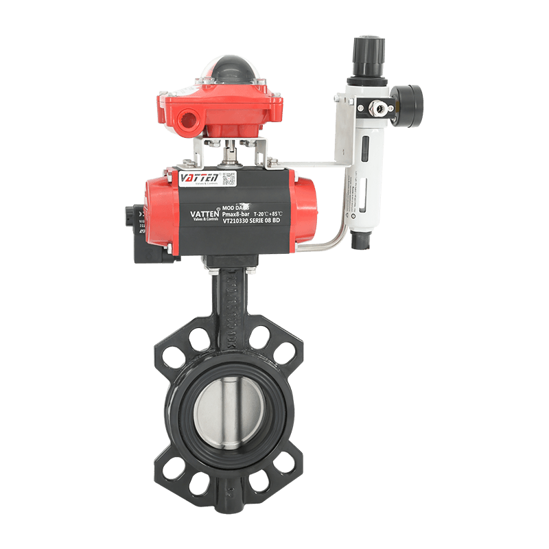 空気圧ウェーハバタフライバルブ